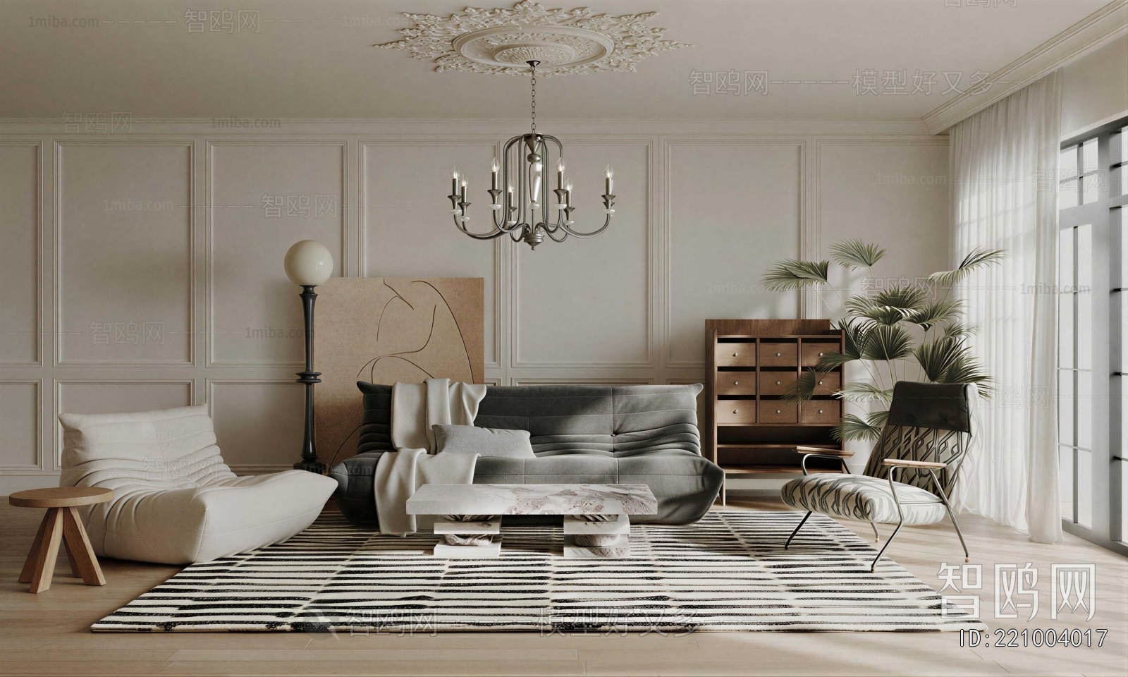 French Style A Living Room