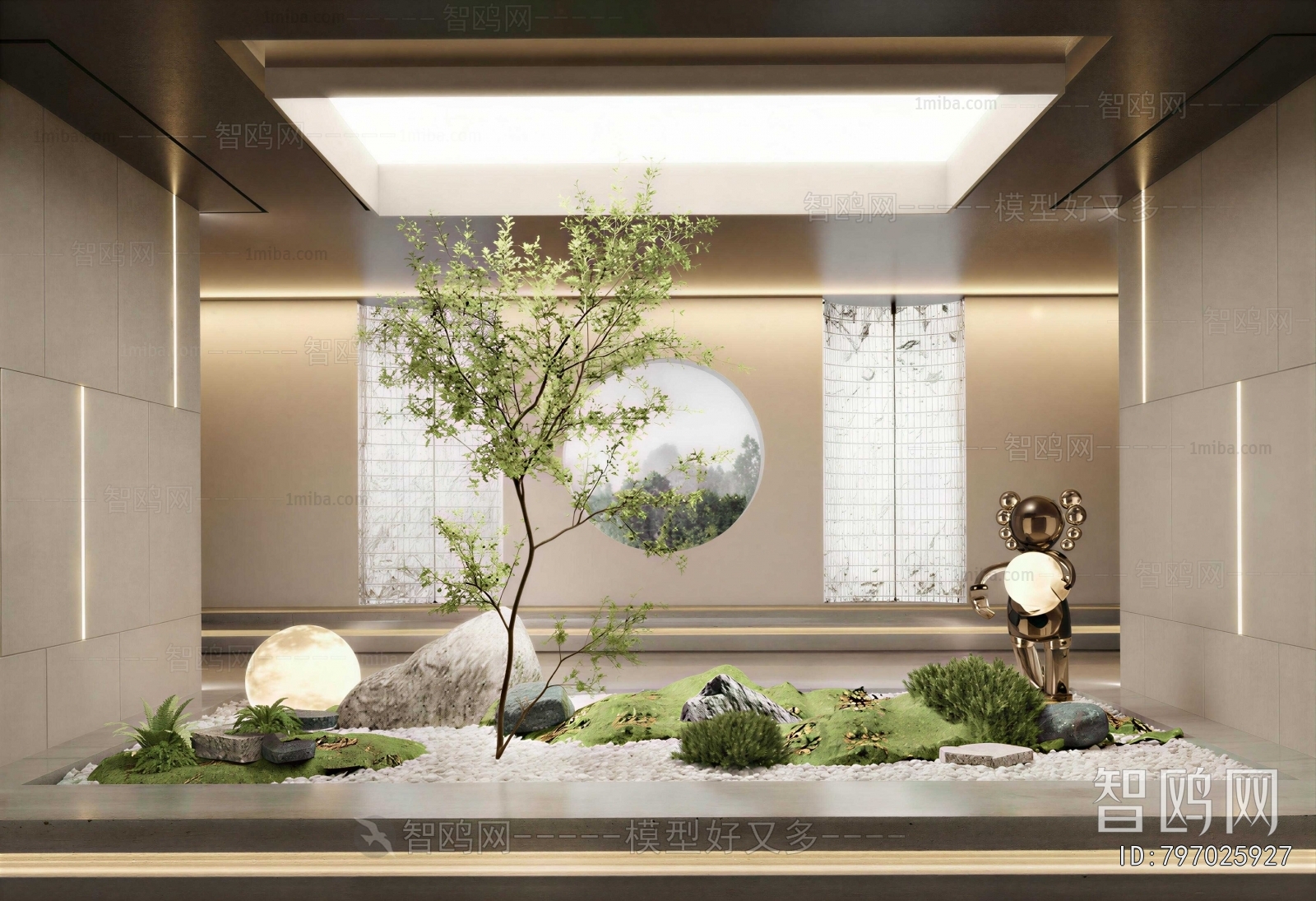 New Chinese Style Plant Landscaping