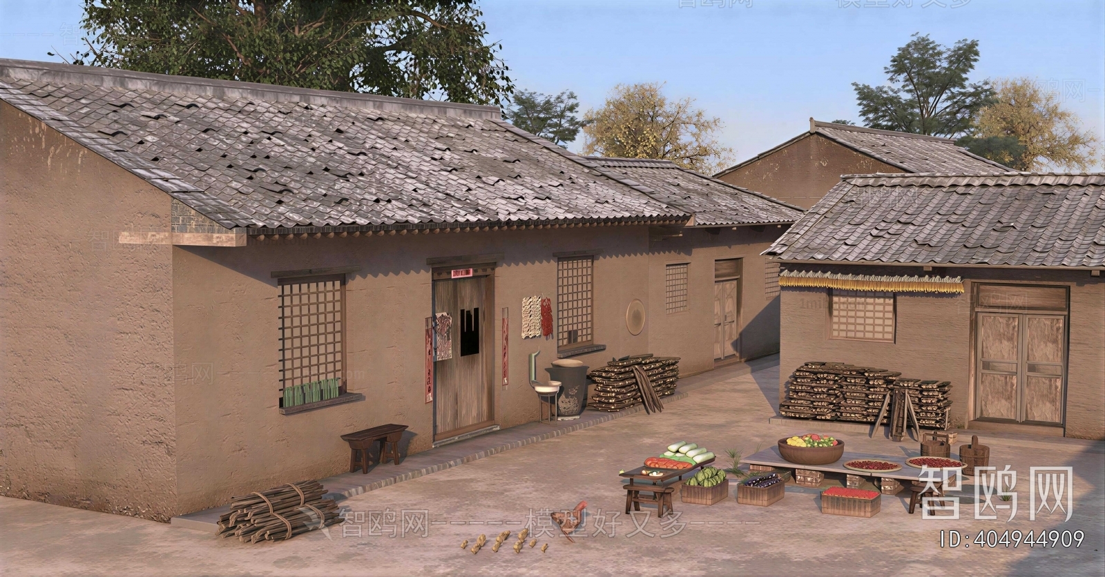 New Chinese Style Appearance Of Commercial Building
