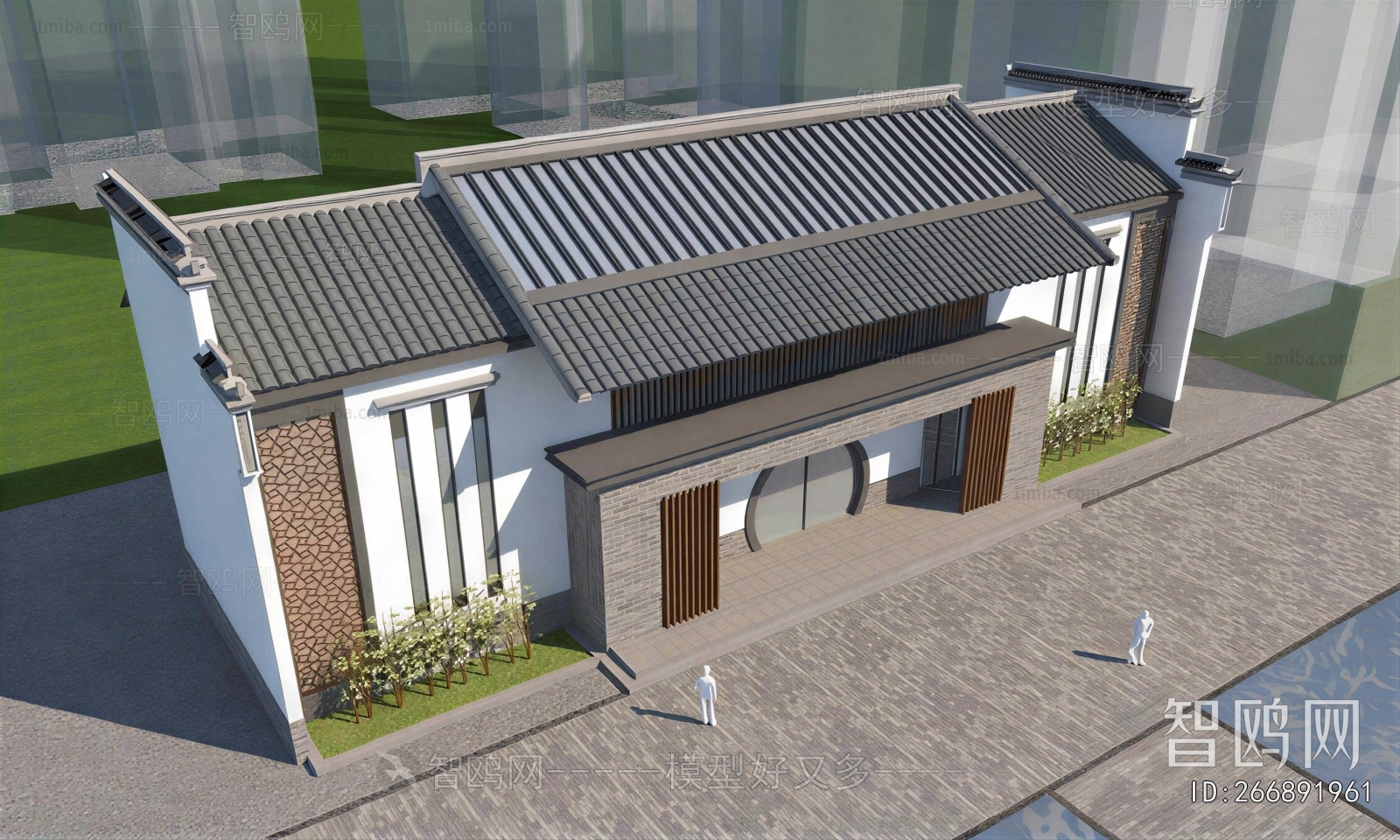 Chinese Style Architectural Bird's-eye View Planning