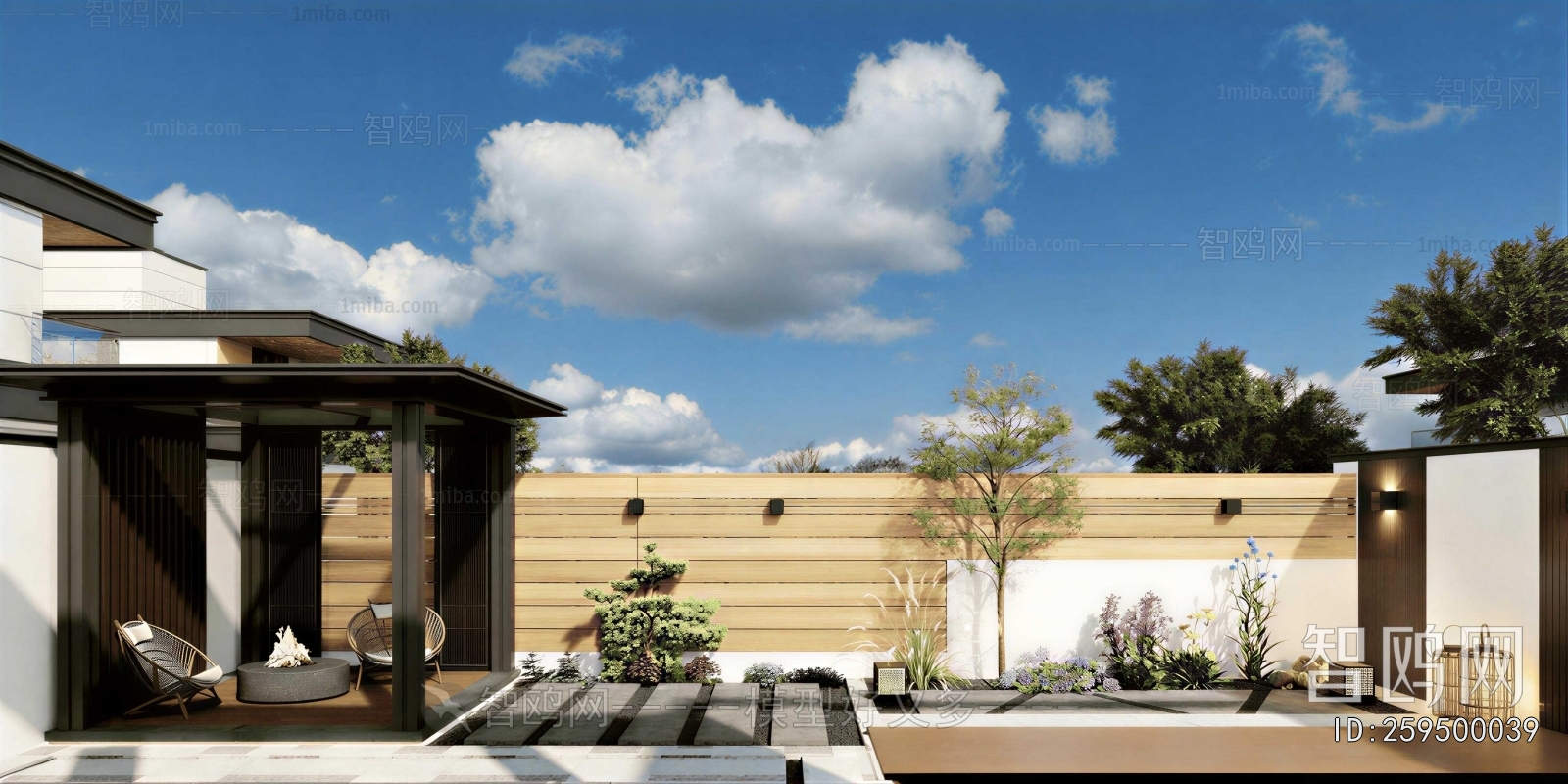 Modern Courtyard/landscape