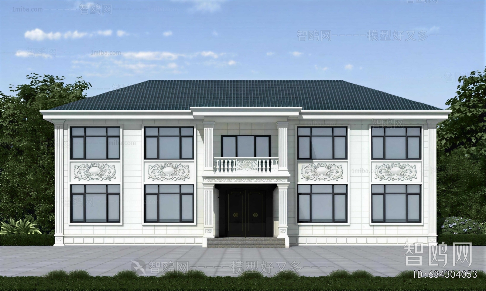 Simple European Style Detached Villa