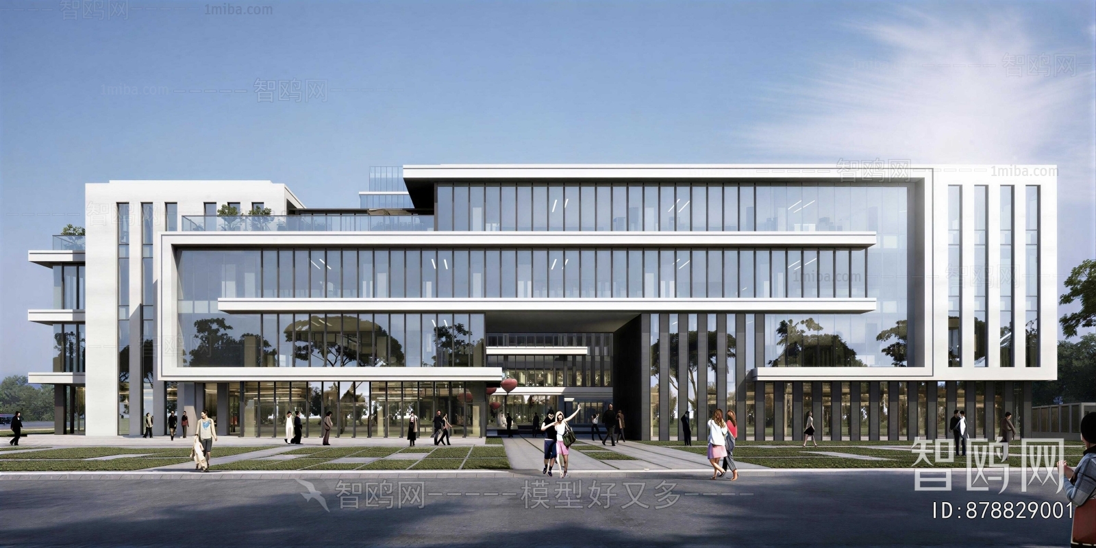 Modern Appearance Of Commercial Building