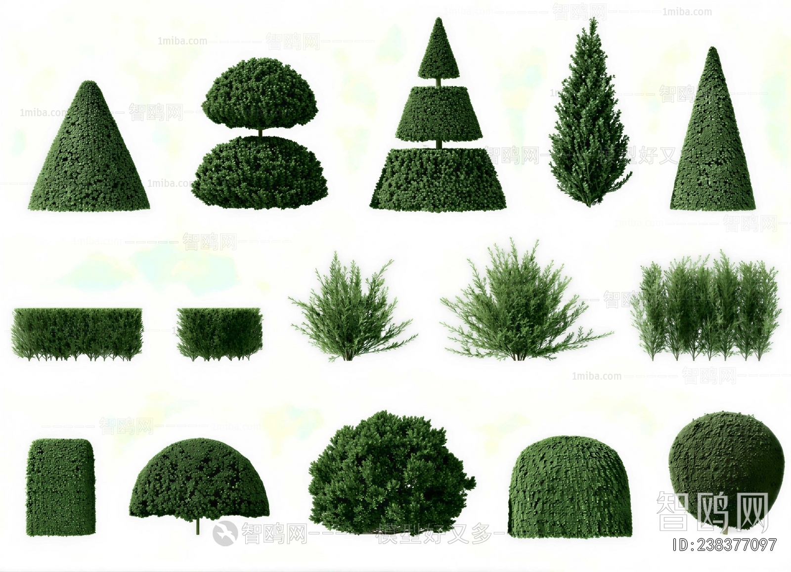 Modern Shrubbery