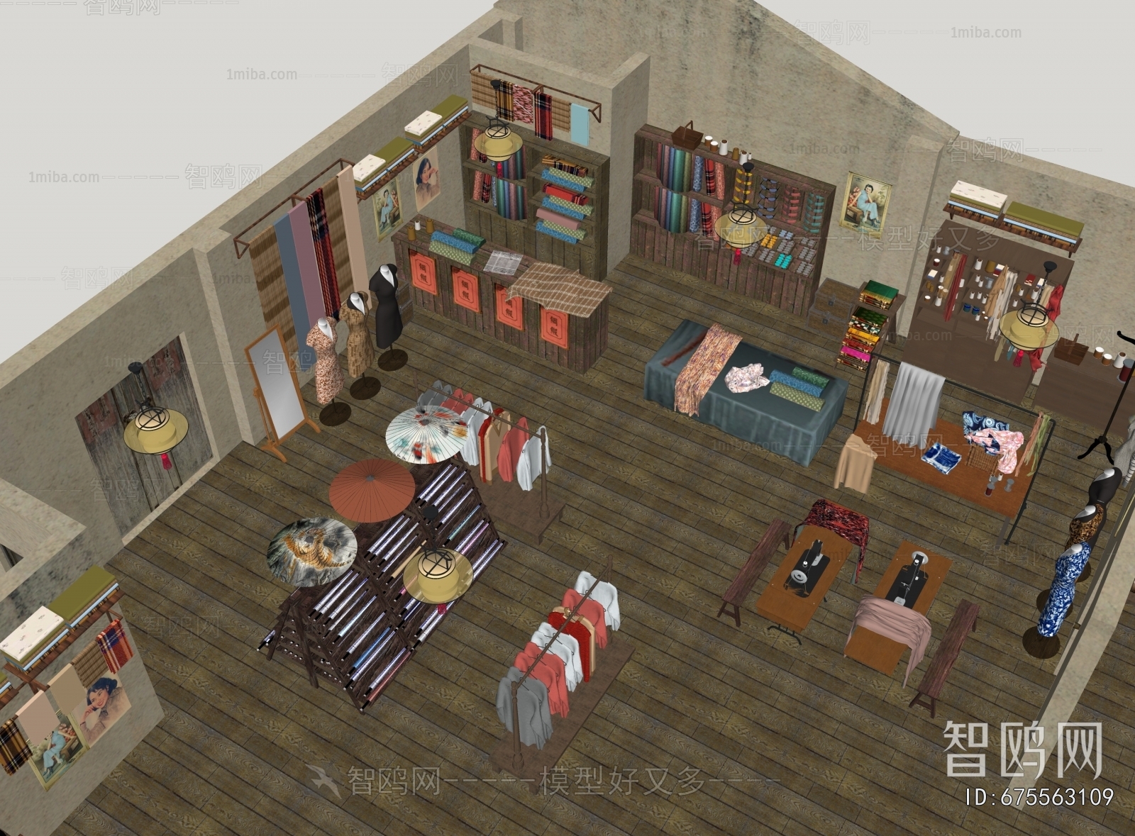 Retro Style Clothing Store