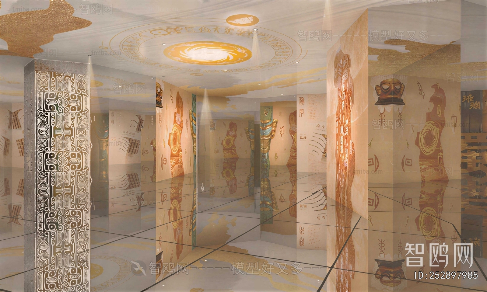New Chinese Style Exhibition Hall