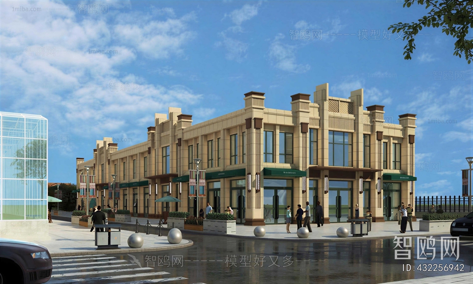 New Classical Style Commercial Street