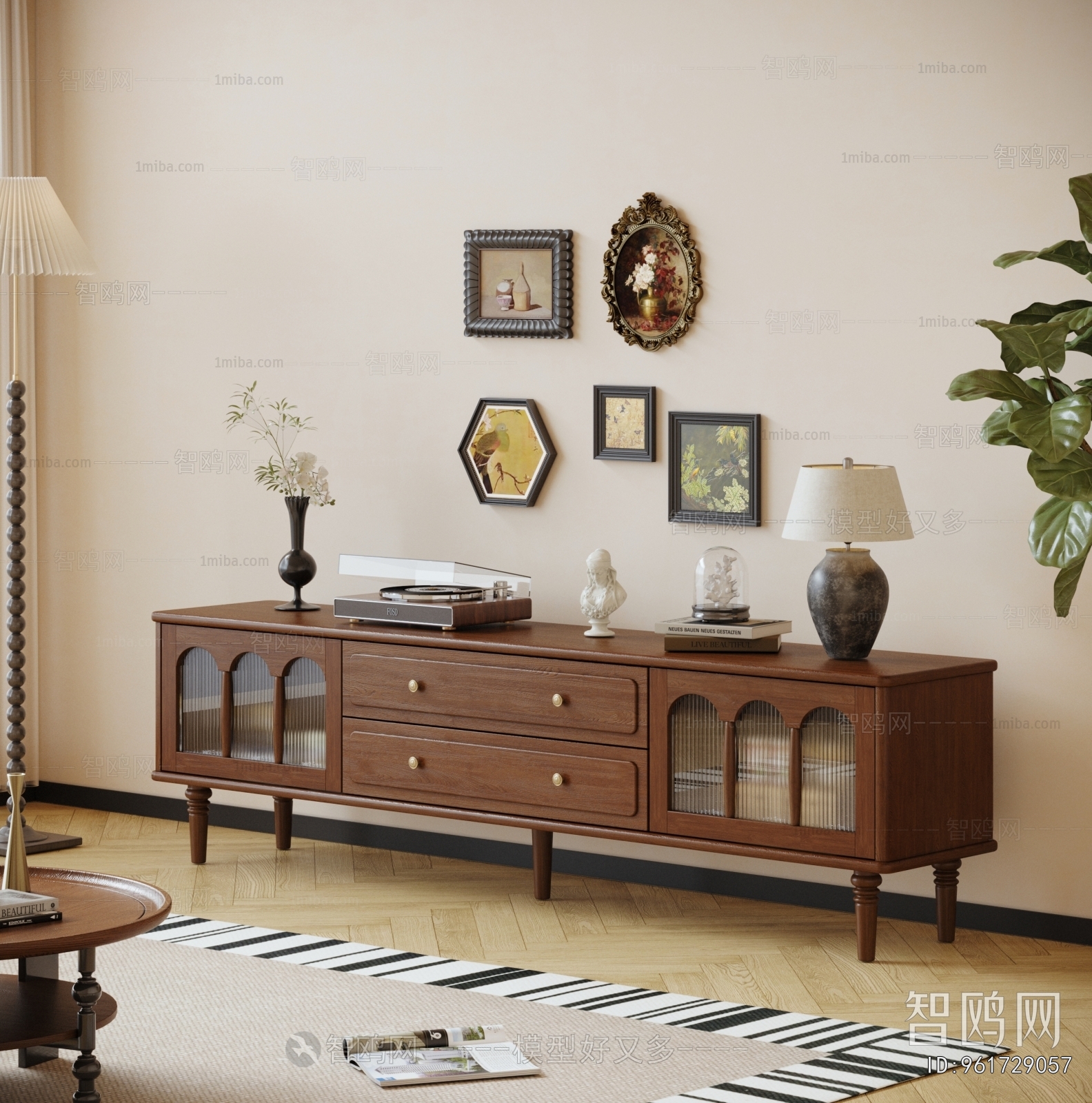 French Style TV Cabinet