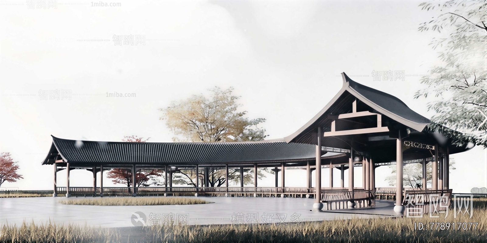 New Chinese Style Gallery Frame