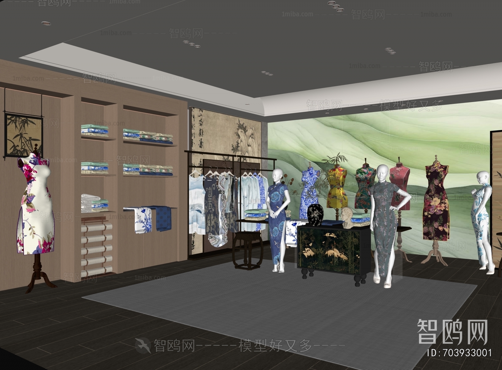 New Chinese Style Clothing Store