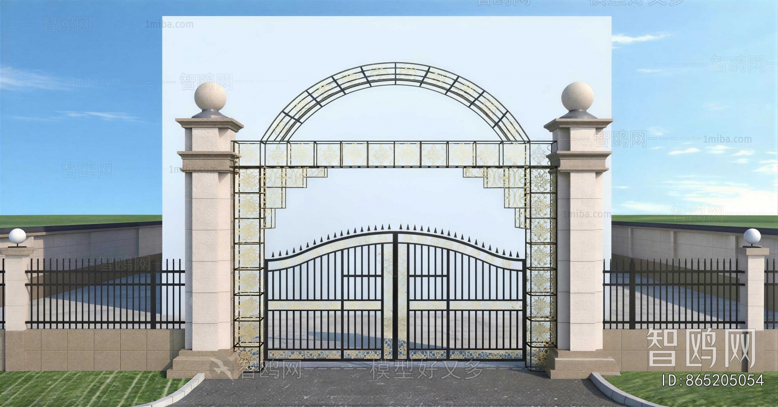 Simple European Style Gate