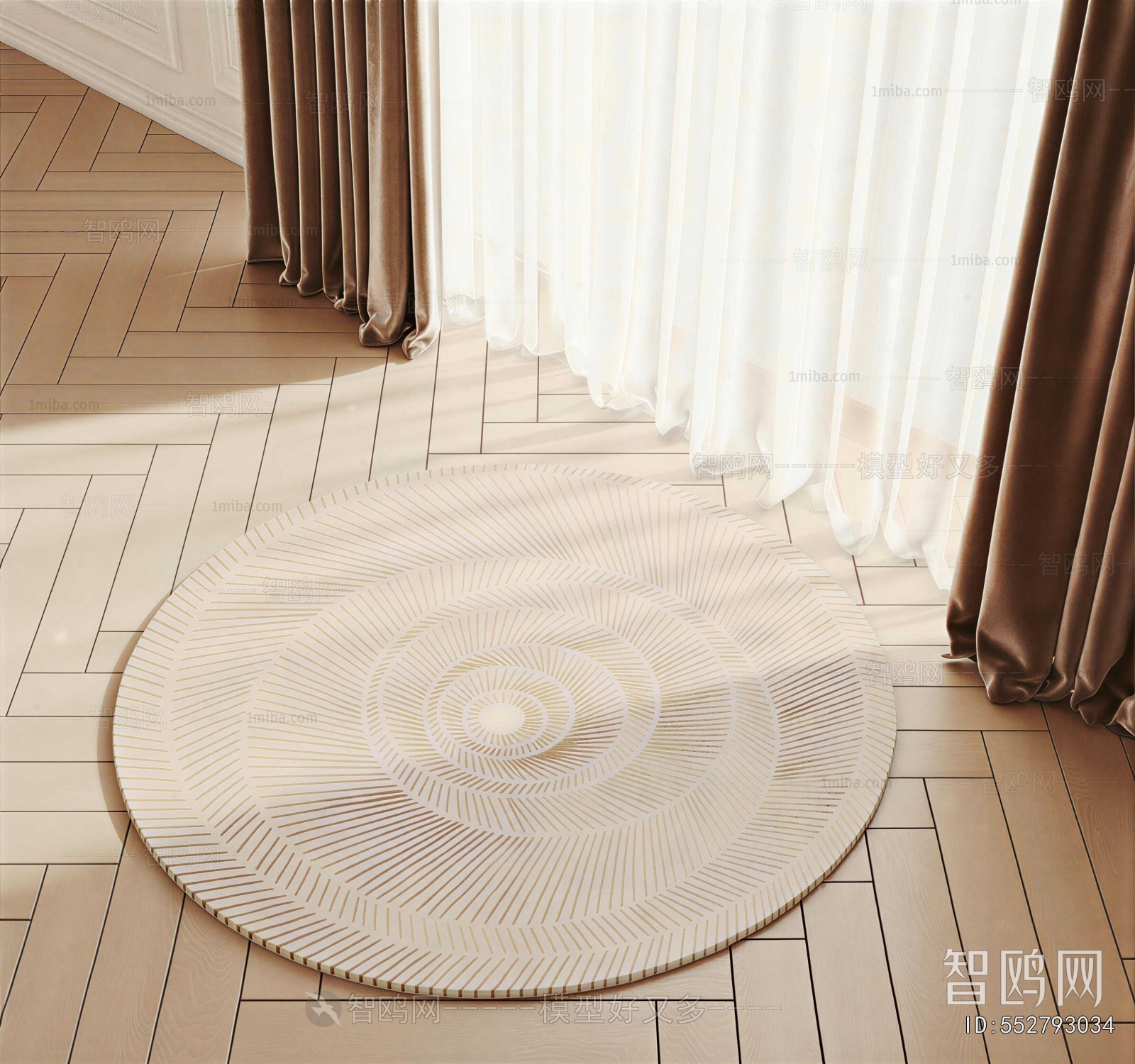 Modern Circular Carpet