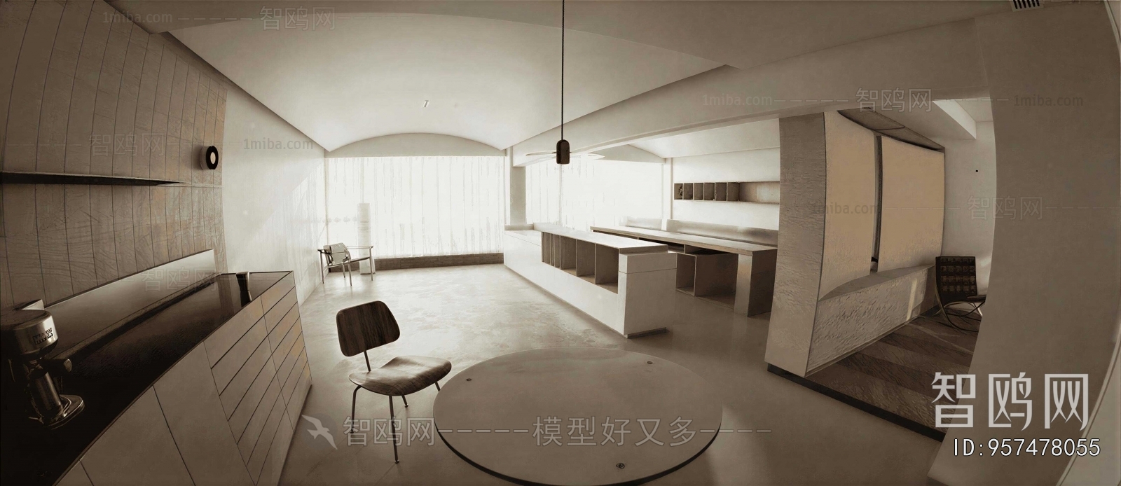 Wabi-sabi Style Dining Room