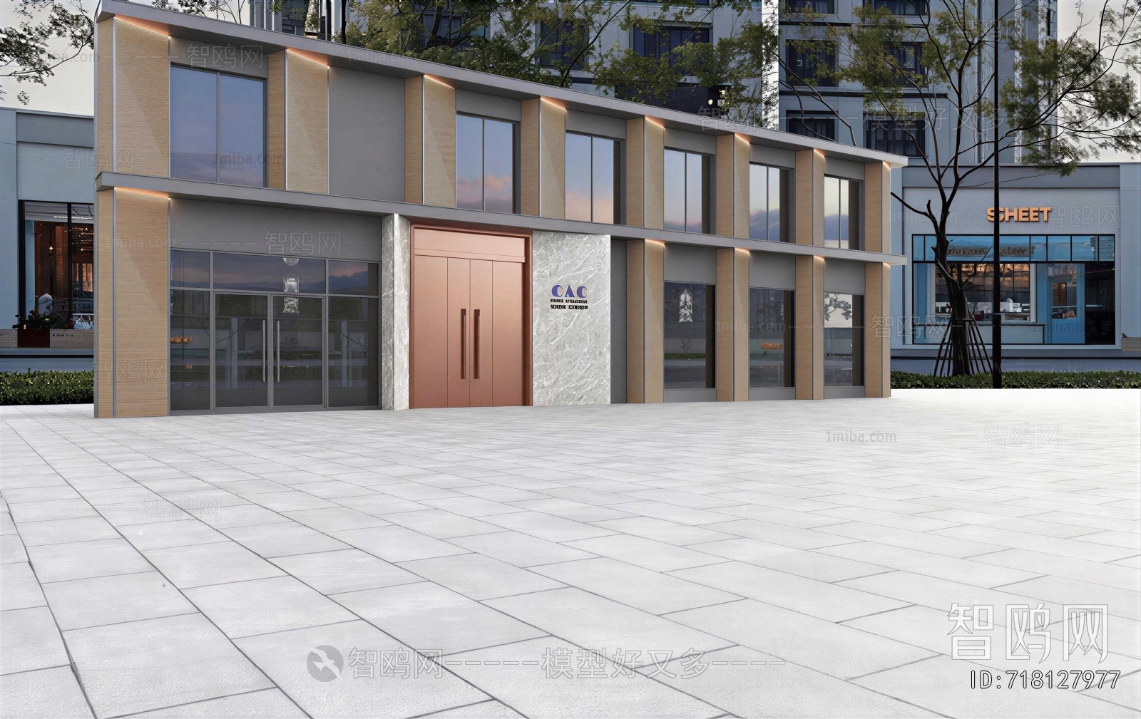 Modern Appearance Of Commercial Building