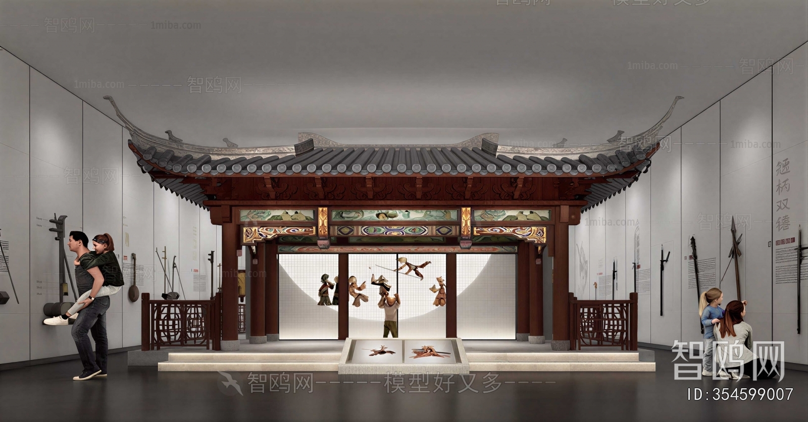 New Chinese Style Exhibition Hall