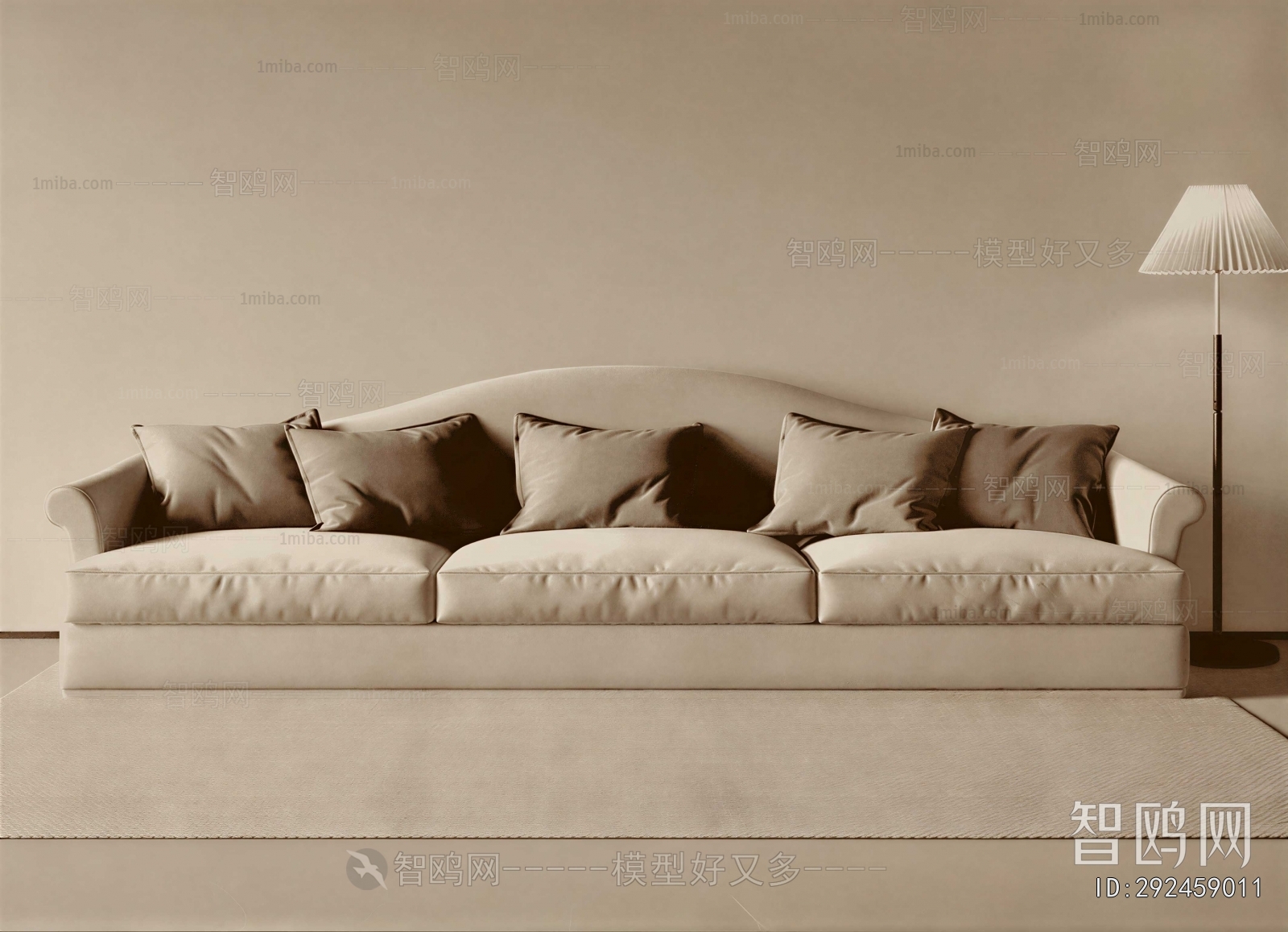 Modern Three-seat Sofa