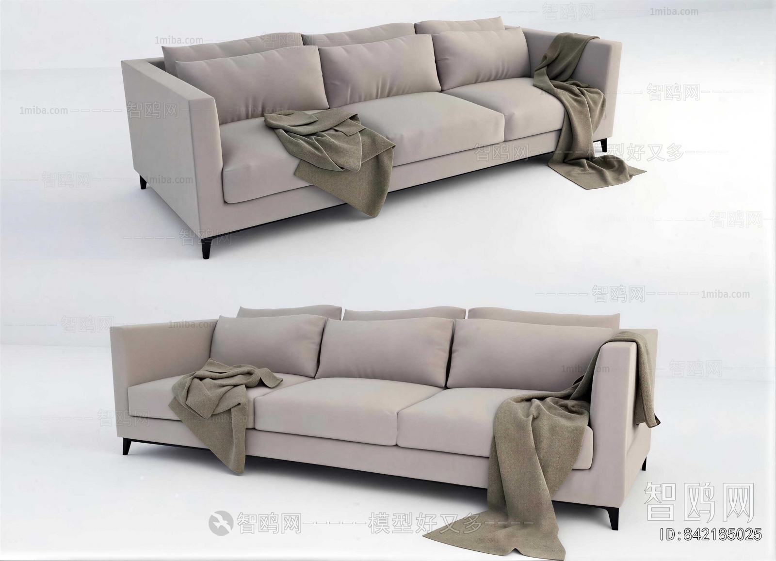 Modern Three-seat Sofa