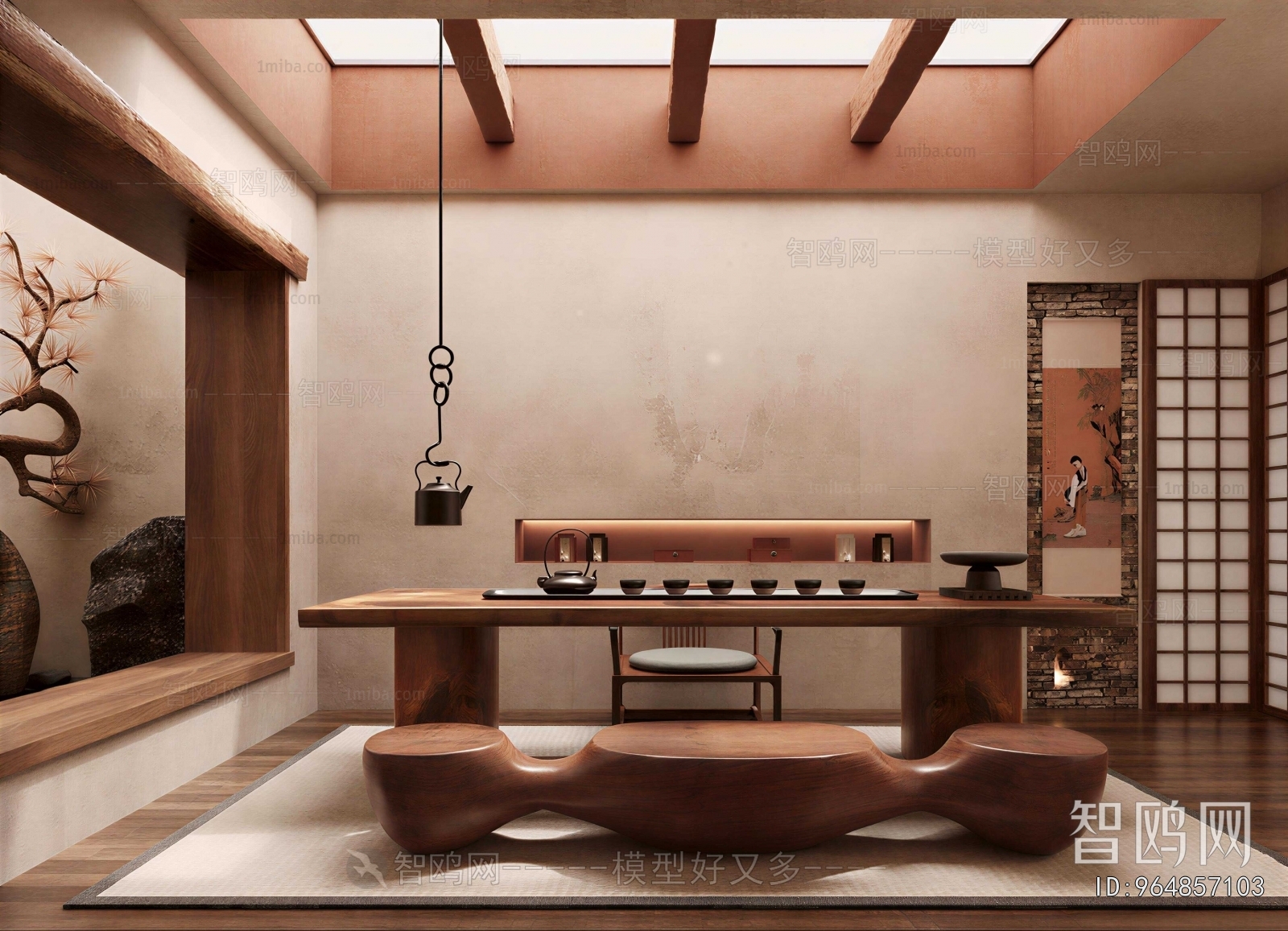 Wabi-sabi Style Tea House