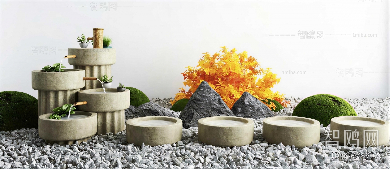 New Chinese Style Courtyard/landscape