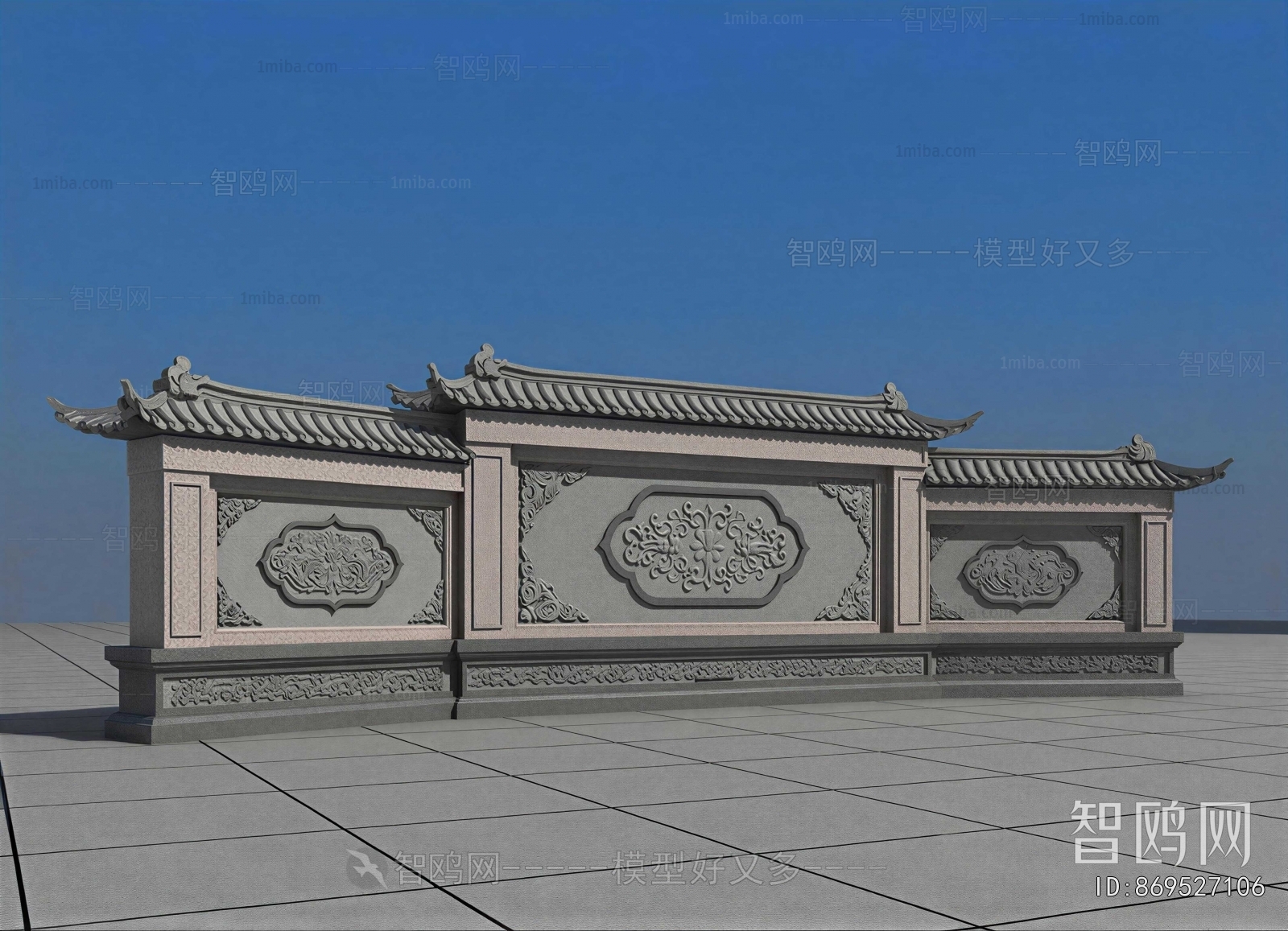 Chinese Style Landscape Wall