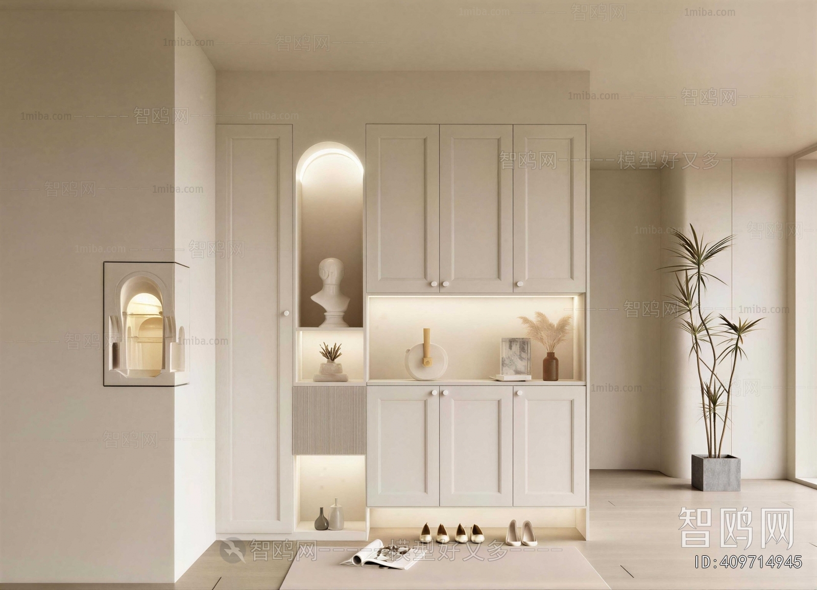 French Style Hallway