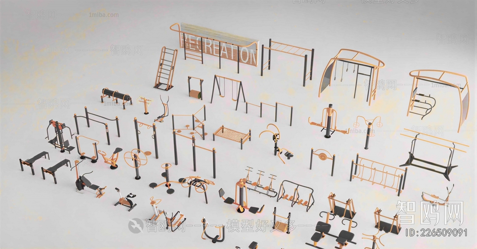 Modern Fitness Equipment
