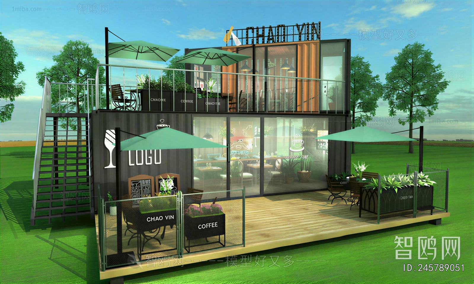 Modern Appearance Of Commercial Building