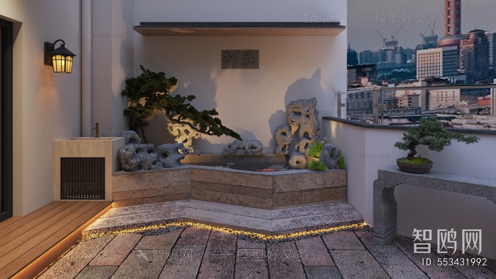 New Chinese Style Terrace