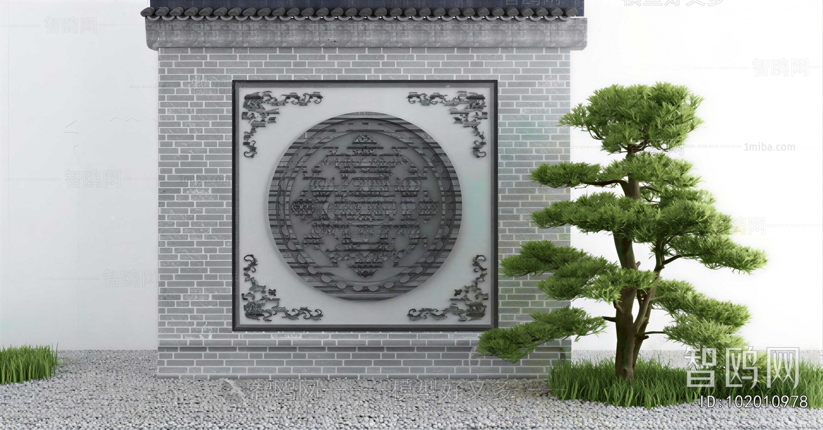 Chinese Style Landscape Wall