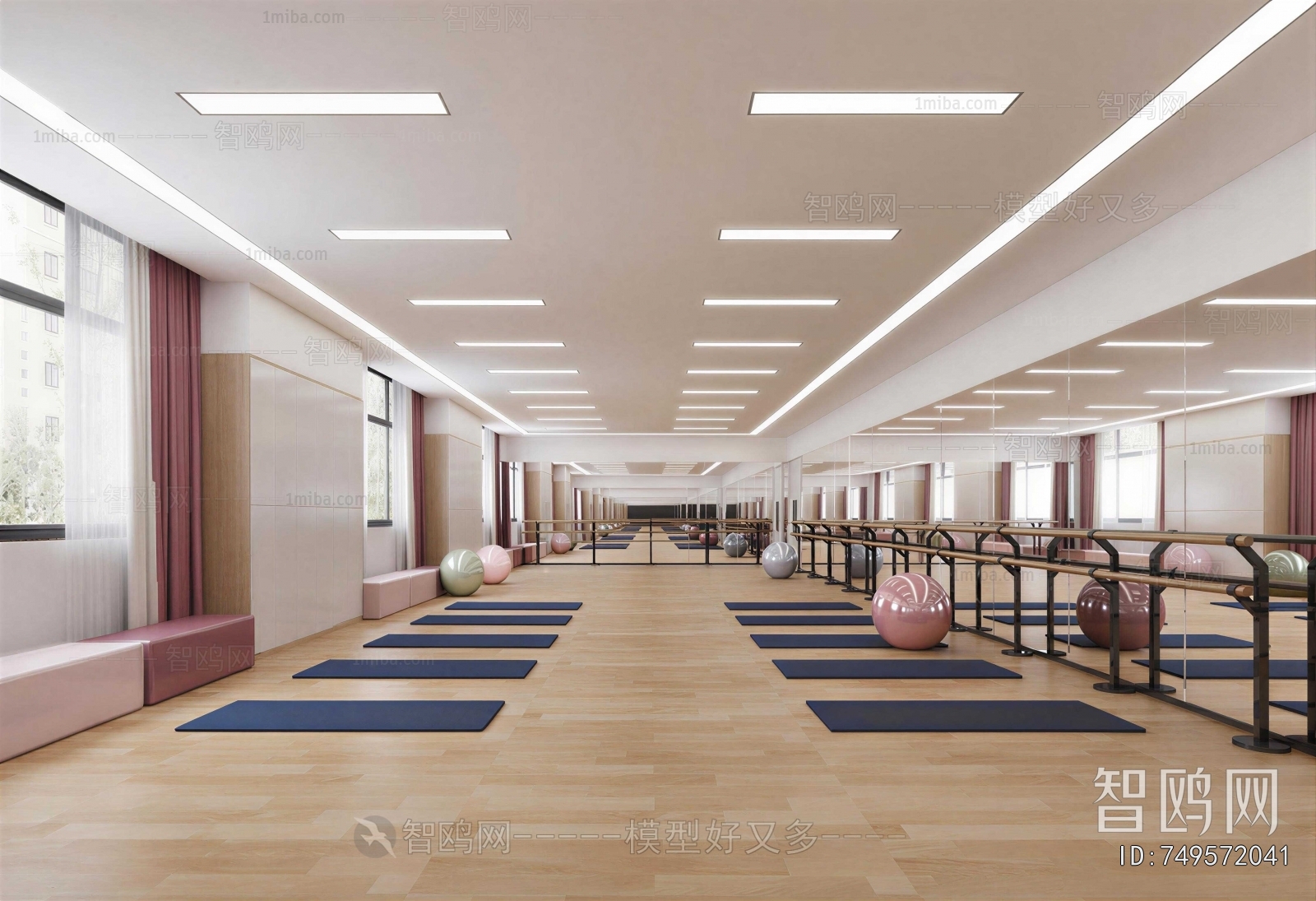 Modern Yoga Room