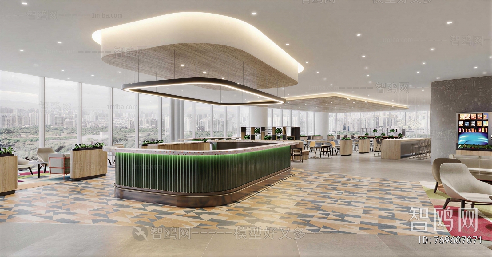 Modern Office Rest Area