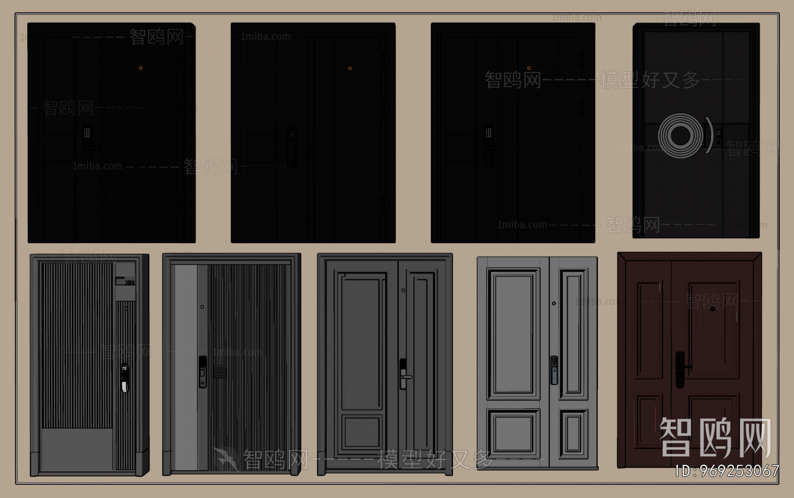 Modern Entrance Door
