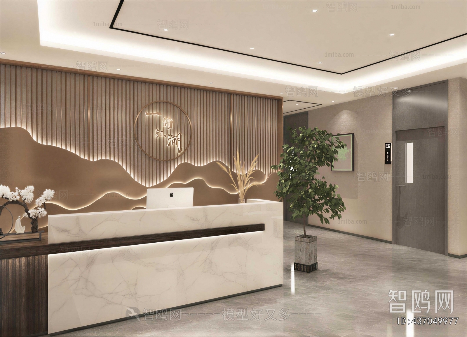 New Chinese Style Lobby Hall