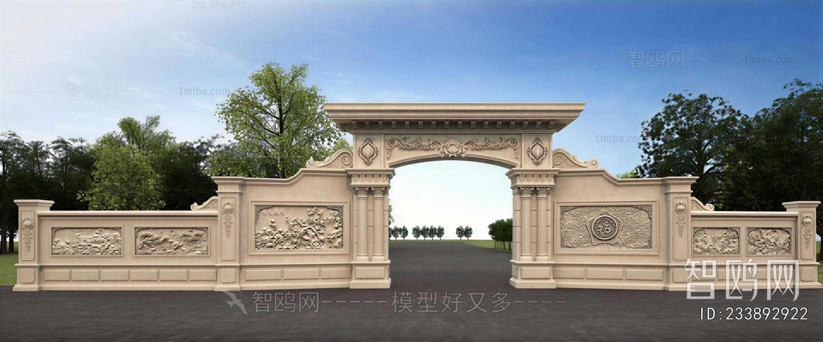 New Chinese Style Facade Element