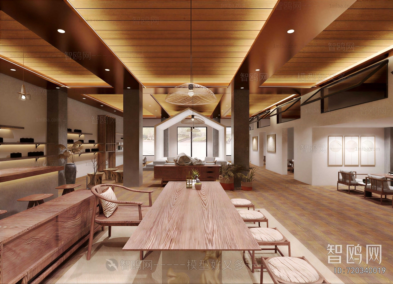 New Chinese Style Teahouse Tea House