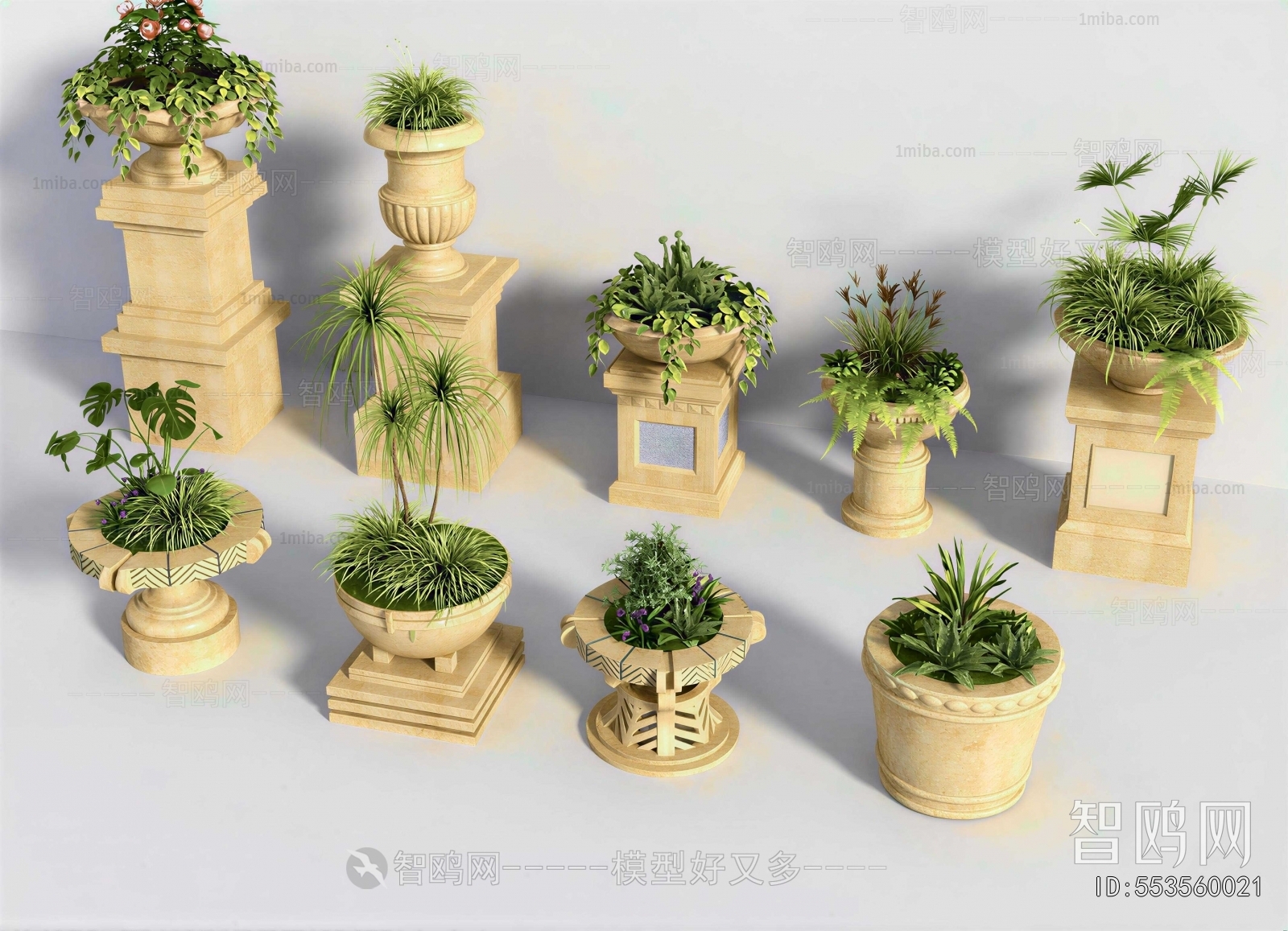 European Style Flower Bed, Flower Bowl, Flower Box