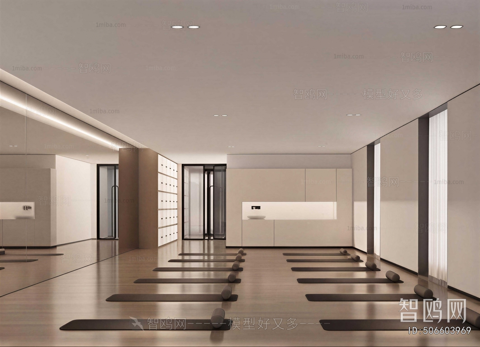 Modern Yoga Room