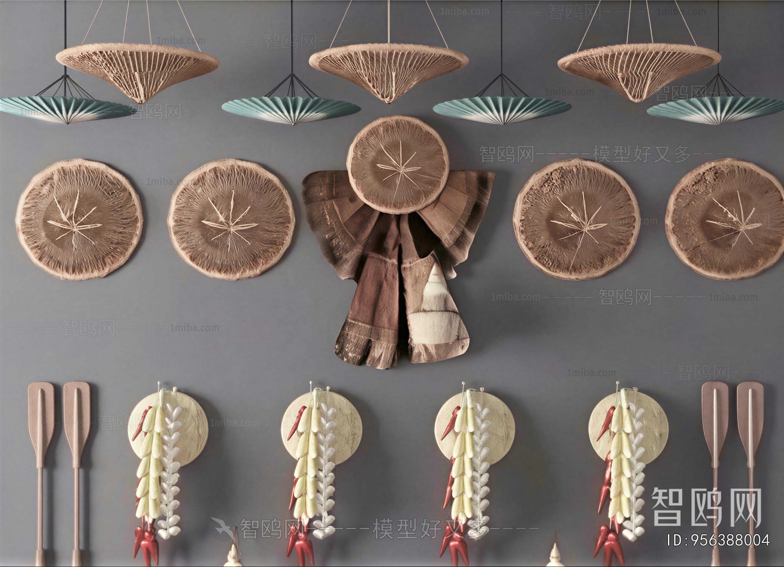 Wabi-sabi Style Wall Decoration
