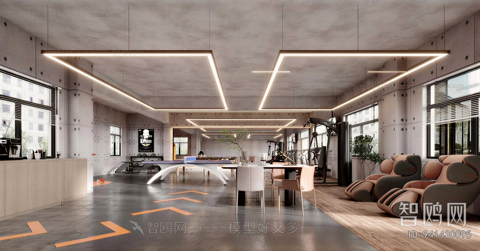 Industrial Style Gym