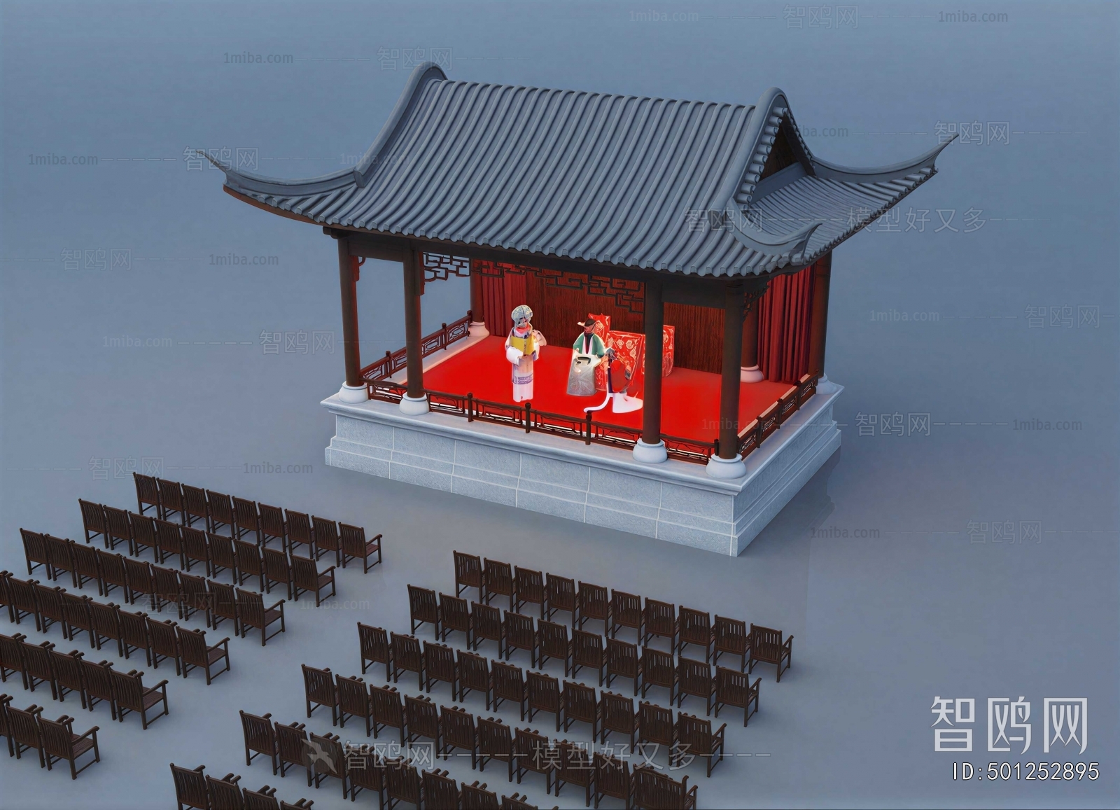 Chinese Style Ancient Architectural Buildings