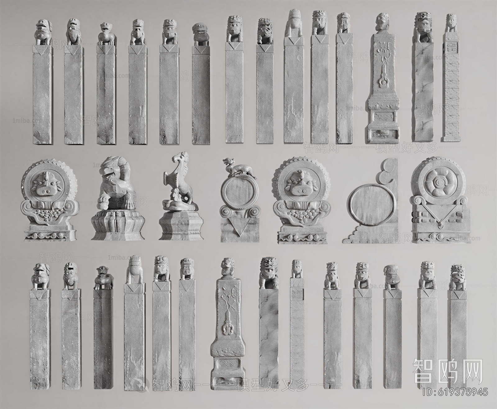 Chinese Style Column