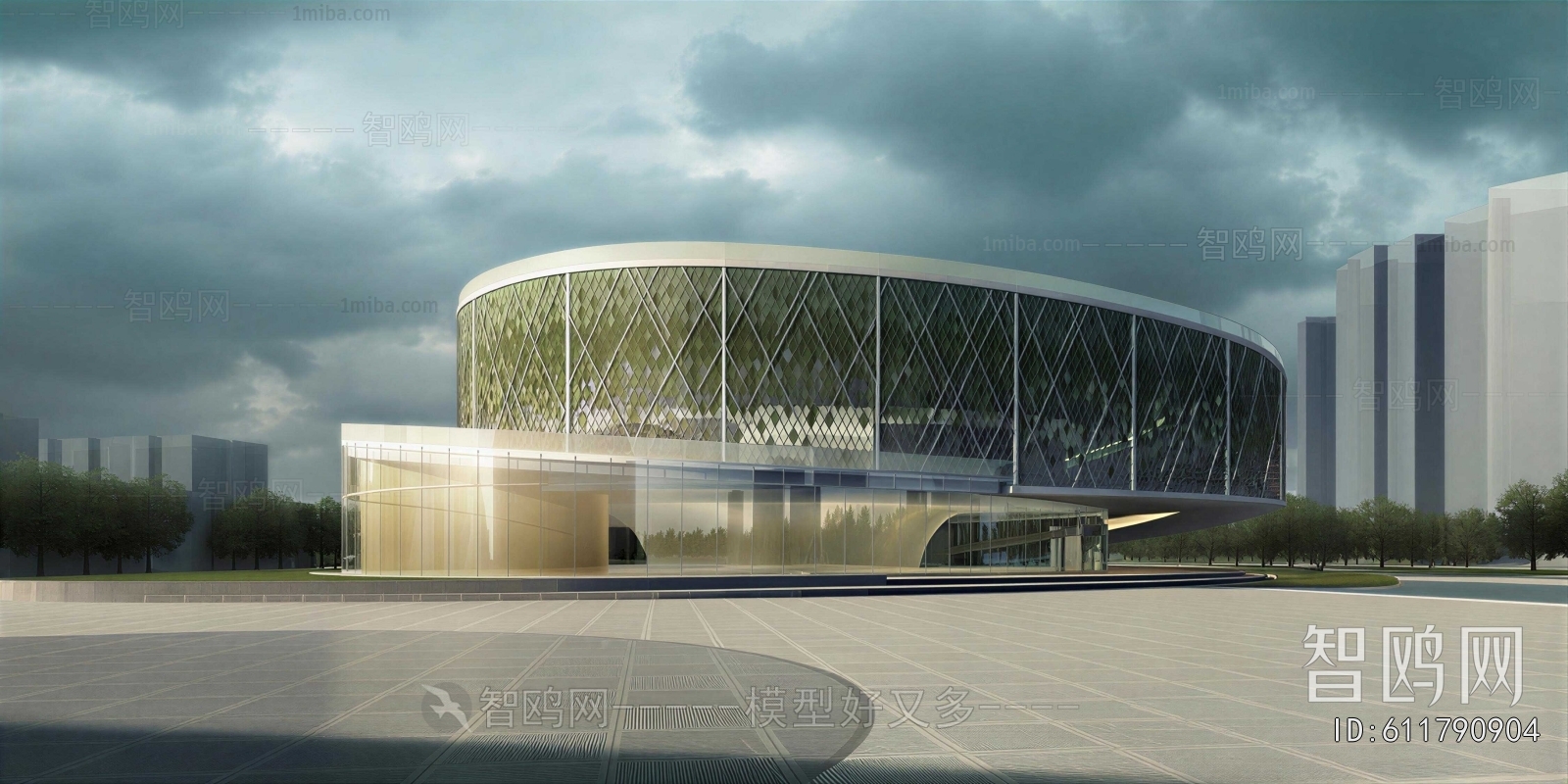 Modern Appearance Of Commercial Building