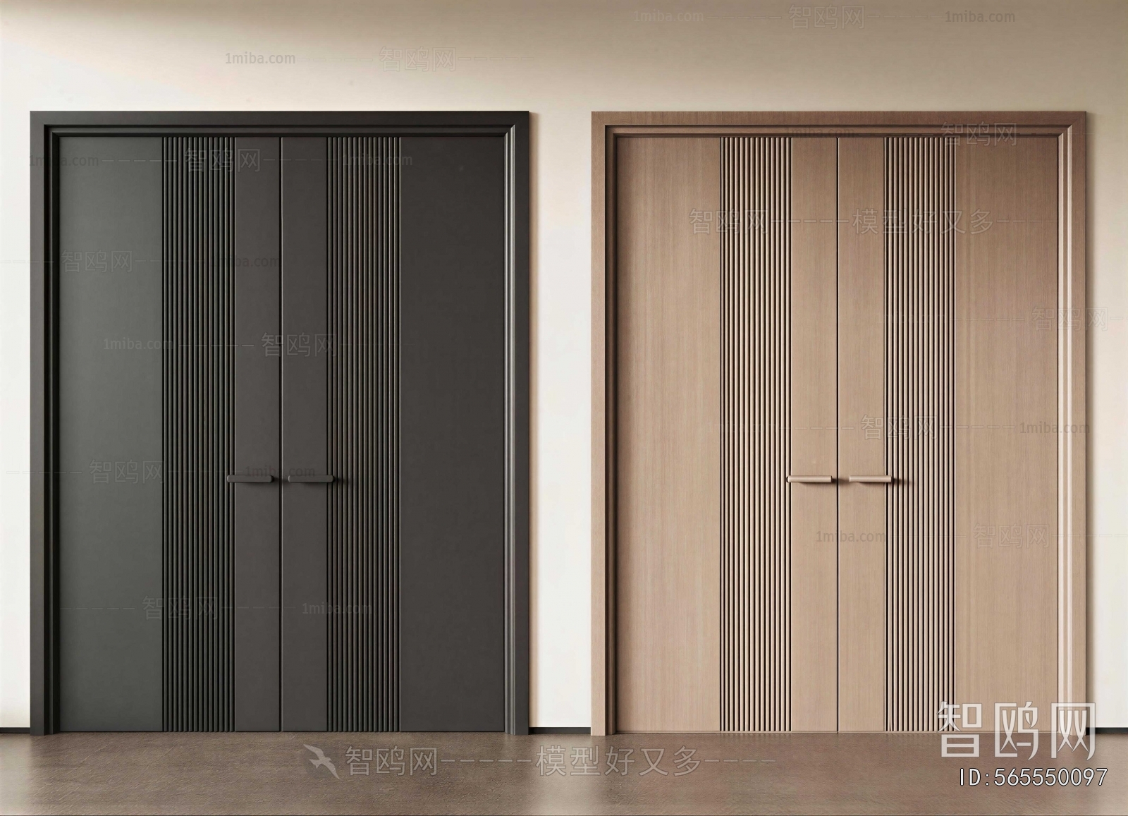 Modern Double Door