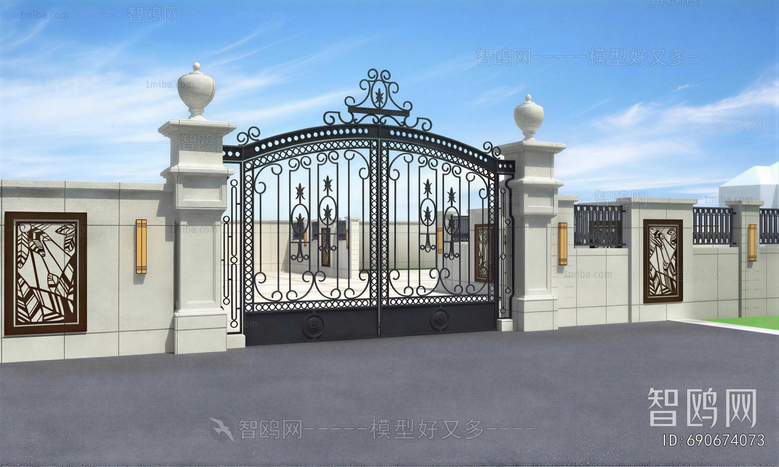 New Classical Style Gate