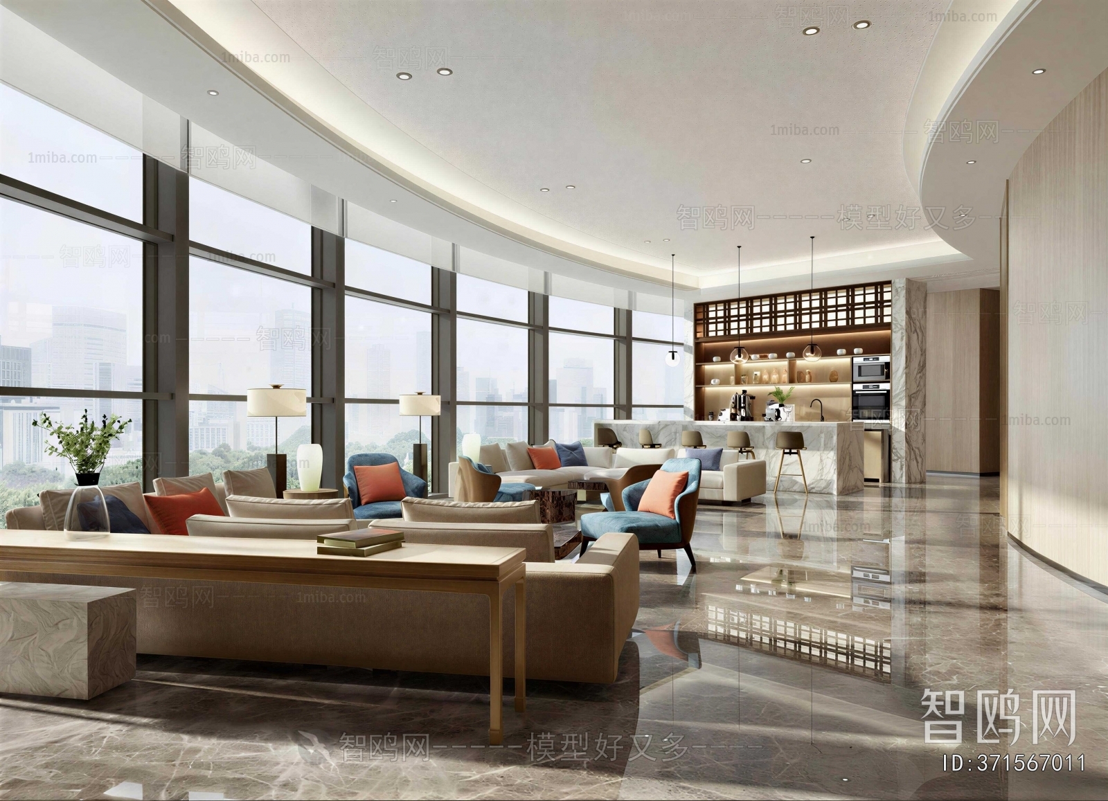 Modern Reception Room