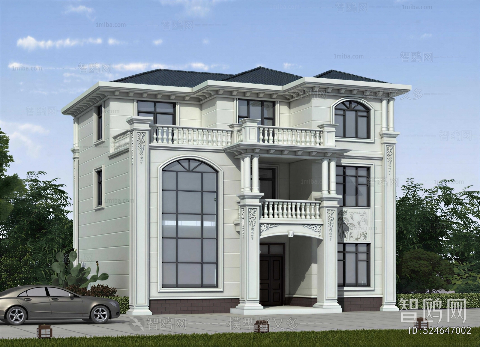 Simple European Style Detached Villa