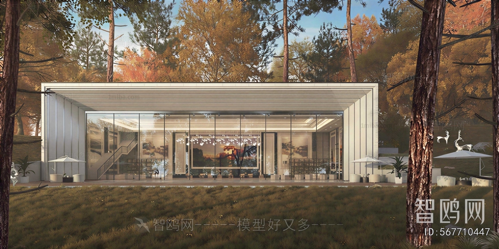 Modern Appearance Of Commercial Building