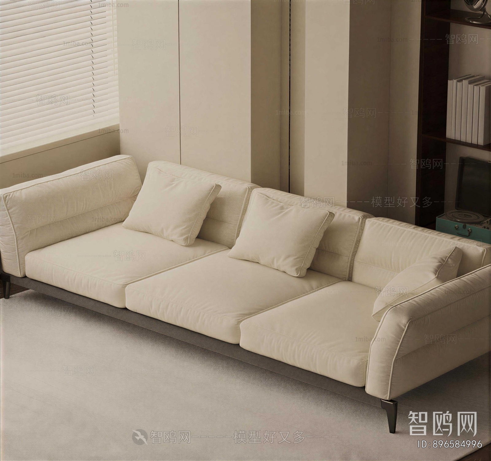 Modern Three-seat Sofa