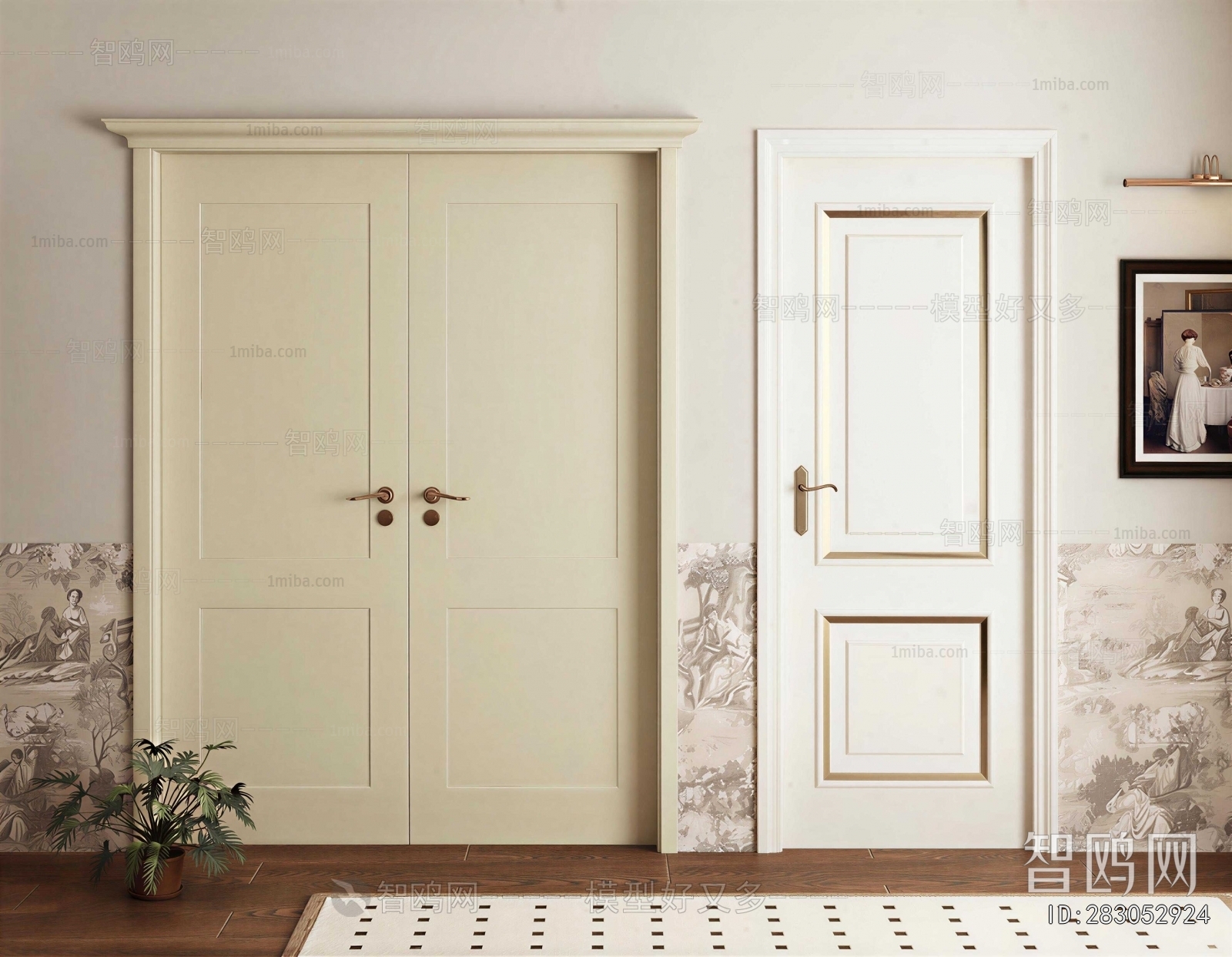 French Style Double Door