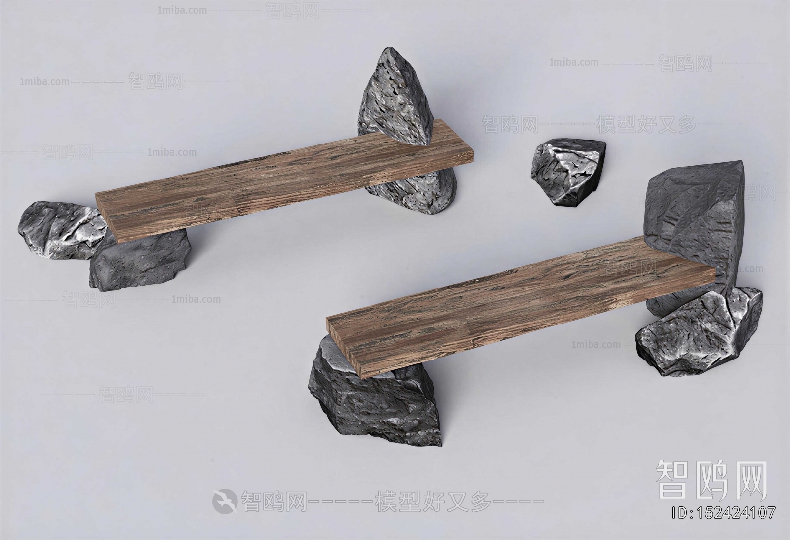 Wabi-sabi Style Bench